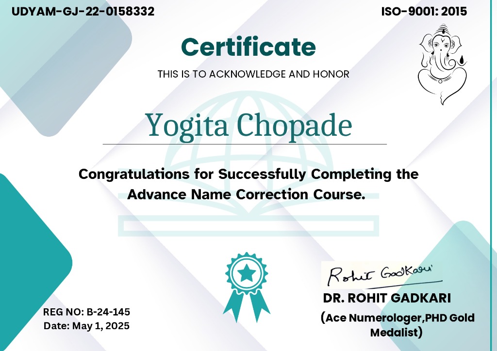 Advanced Name Correction Course